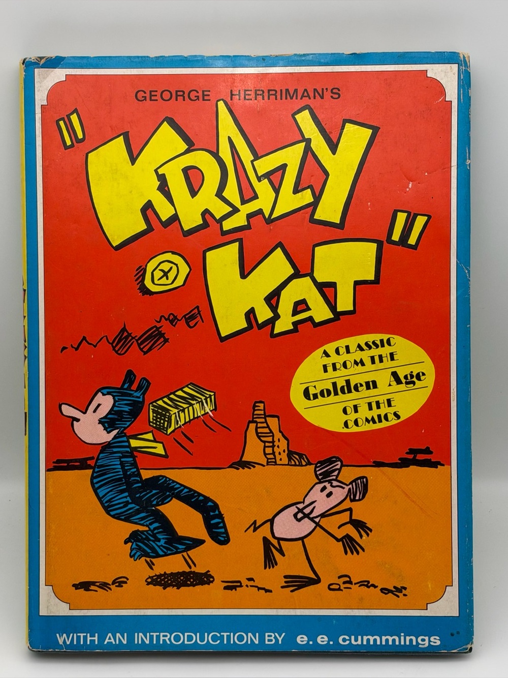 Krazy Kat George Herriman 1977 Hardcover Graphic Novel With Dust Jacket Vintage